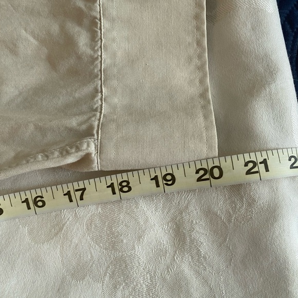 Stafford Men's Casual Button Down Tan Shirt - Picture 3 of 8